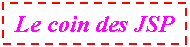 Zone de Texte: Le coin des JSP